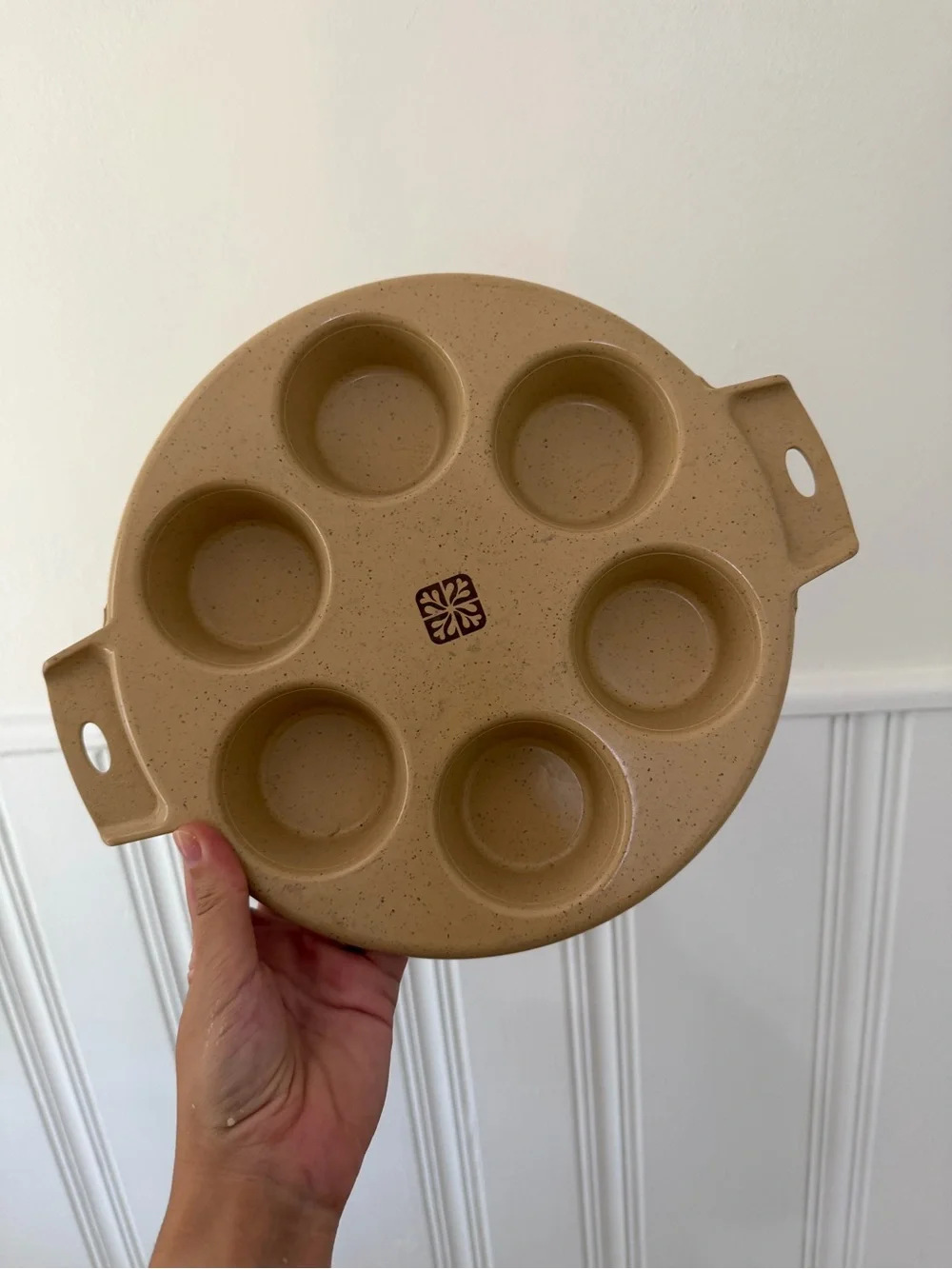 Vintage LittonWare Mid Century 1970s Microwave Muffin Cupcake Pan